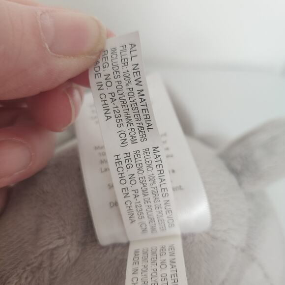 Bedtime Originals Grey Elephant Baby Humphrey Plush Stuffed Animal Toy 9 Inches - Picture 8 of 8